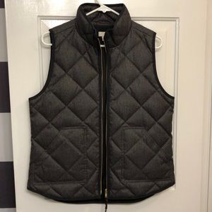 Dark Gray JCrew Vest.